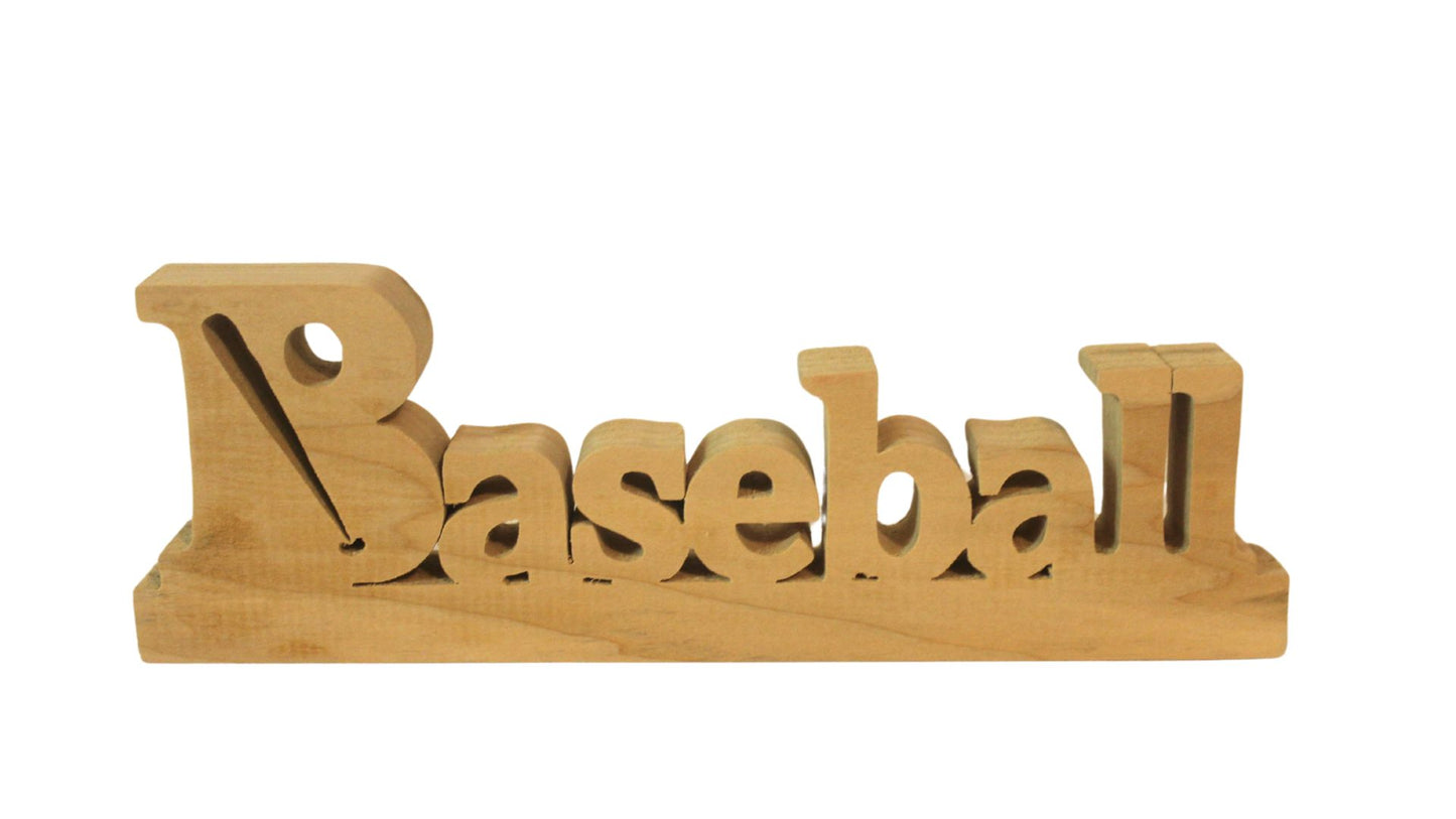 Baseball desk sign for a player, coach, or just plain fan