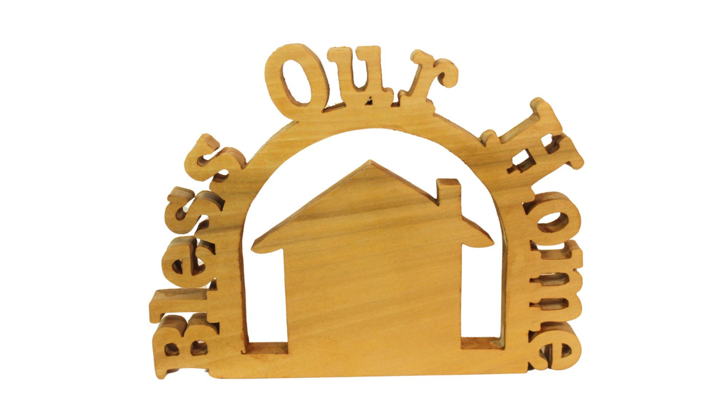 Bless Our Home handcrafted wall hanging