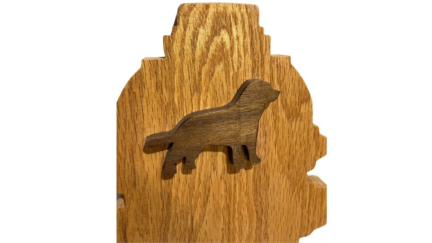 Fire hydrant dog leash holder with a paw shape added is sure to generate comments. Why settle for something boring?