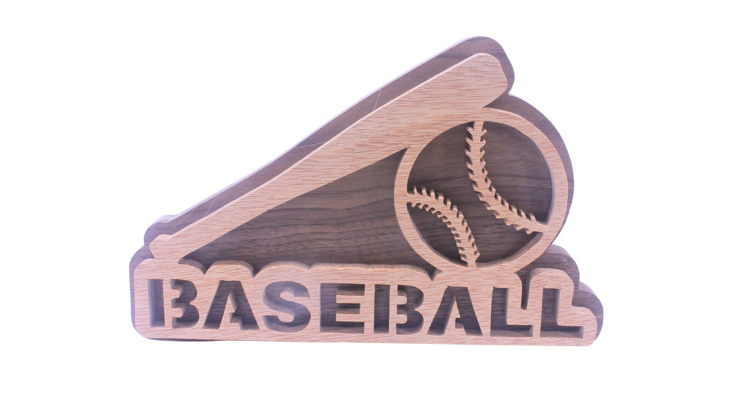 Baseball plaque for players, coaches, and fans