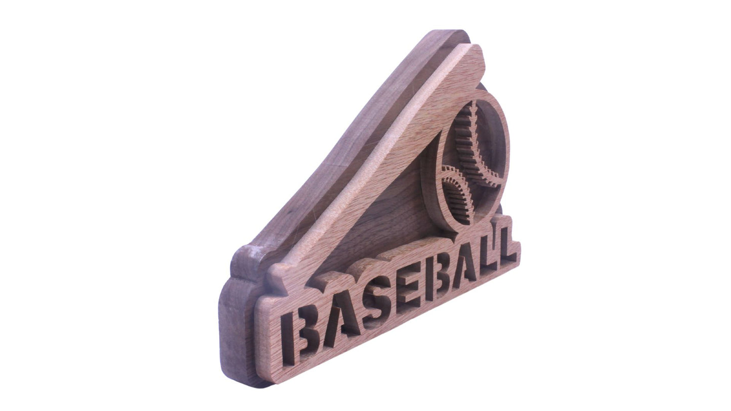 Baseball plaque for players, coaches, and fans