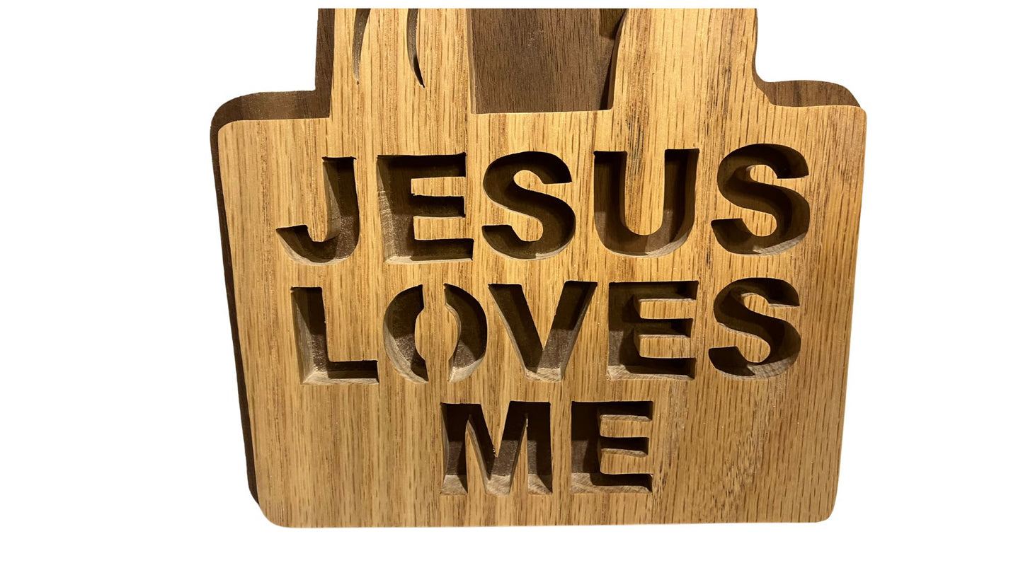 Jesus Love Me wall hanging