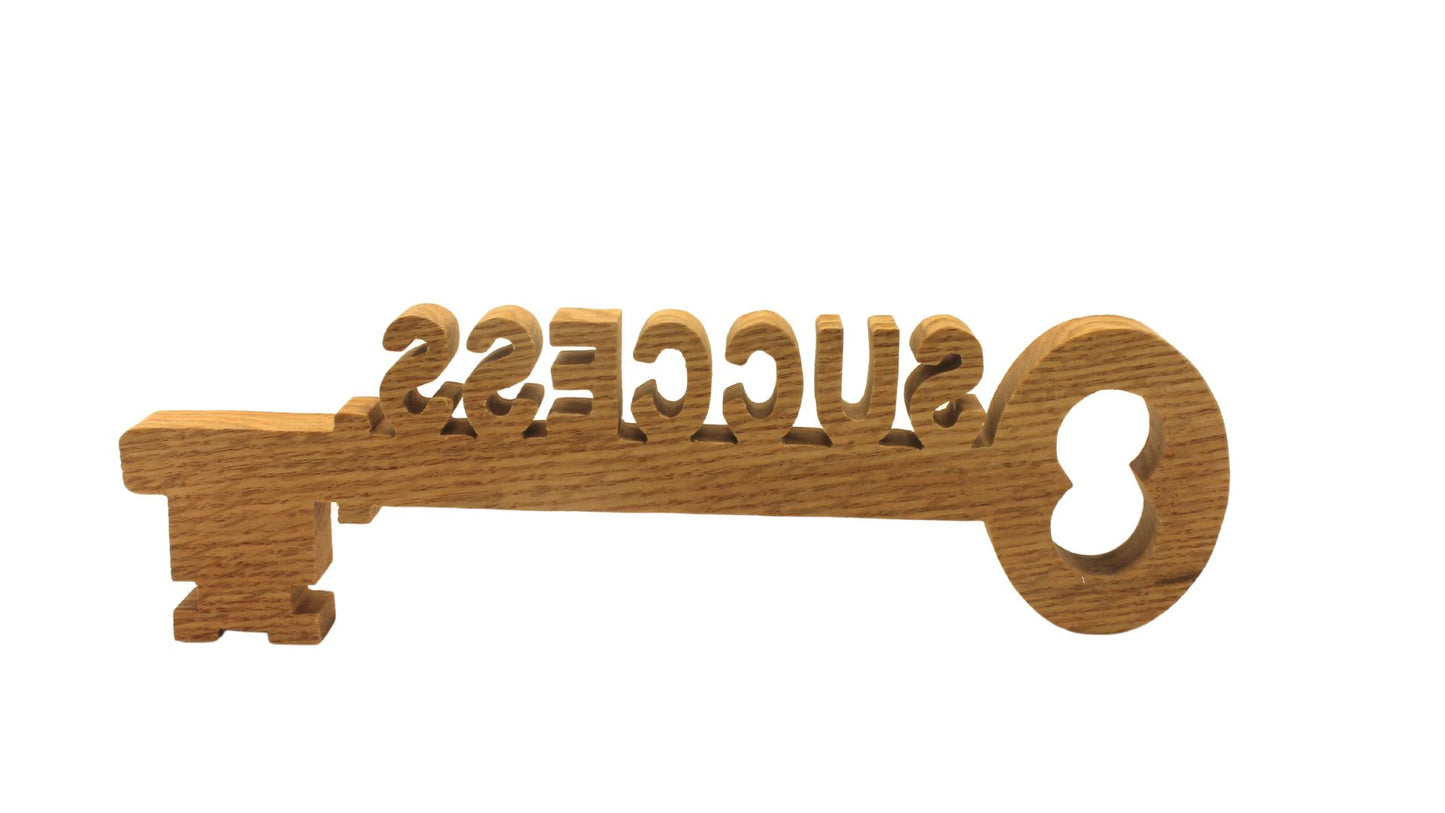 Key to success sign