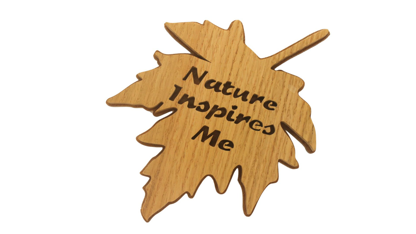 Nature inspires me wall hanging art
