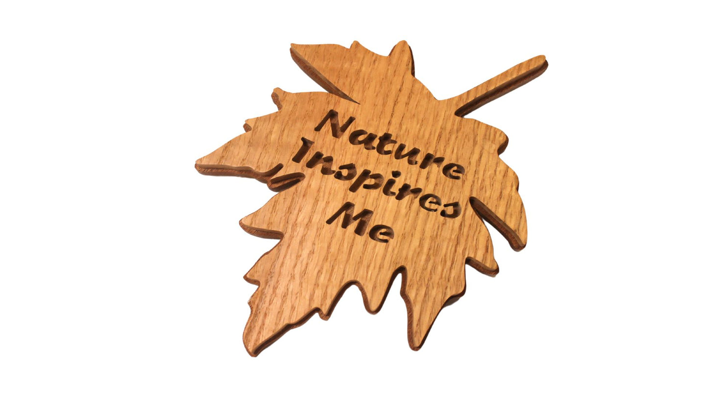 Nature inspires me wall hanging art