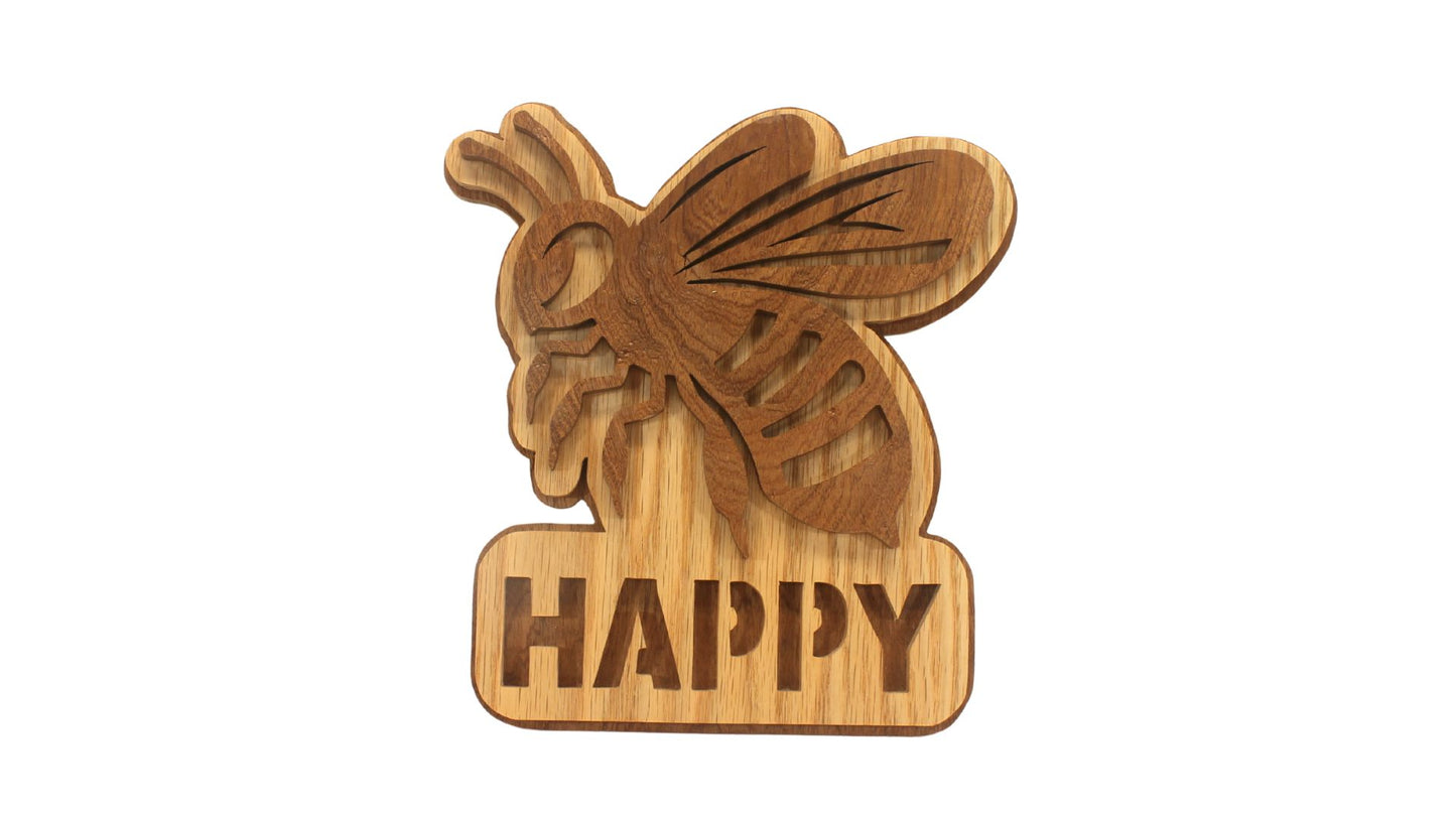 Bee happy wall hanging