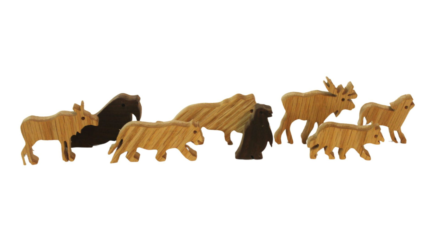 Noah's Ark with Over 20 Pairs of Animals and Removable Roof to Store Animals Inside
