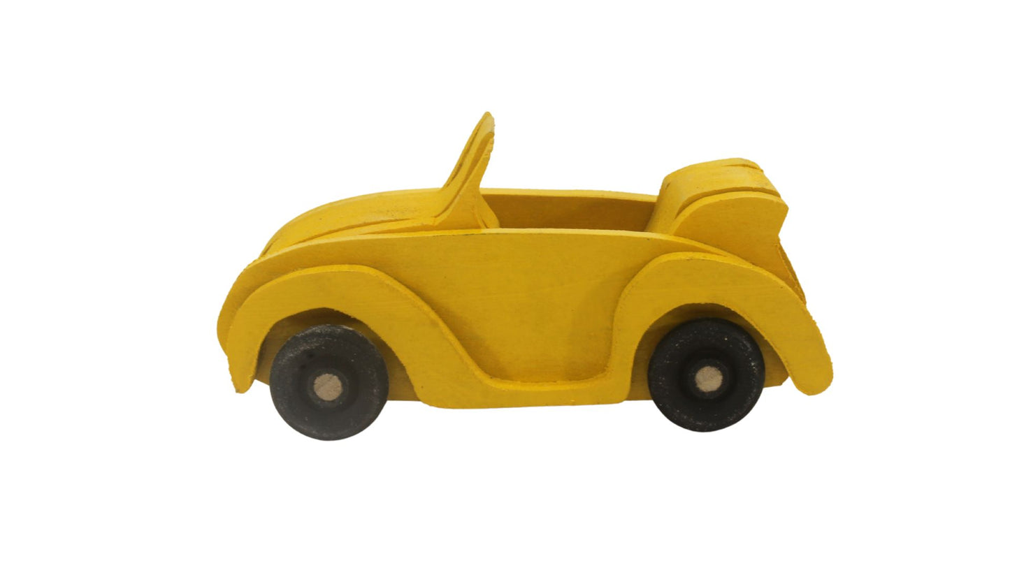Handmade Wooden Toy Gas and Food Stop with VW Vehicles
