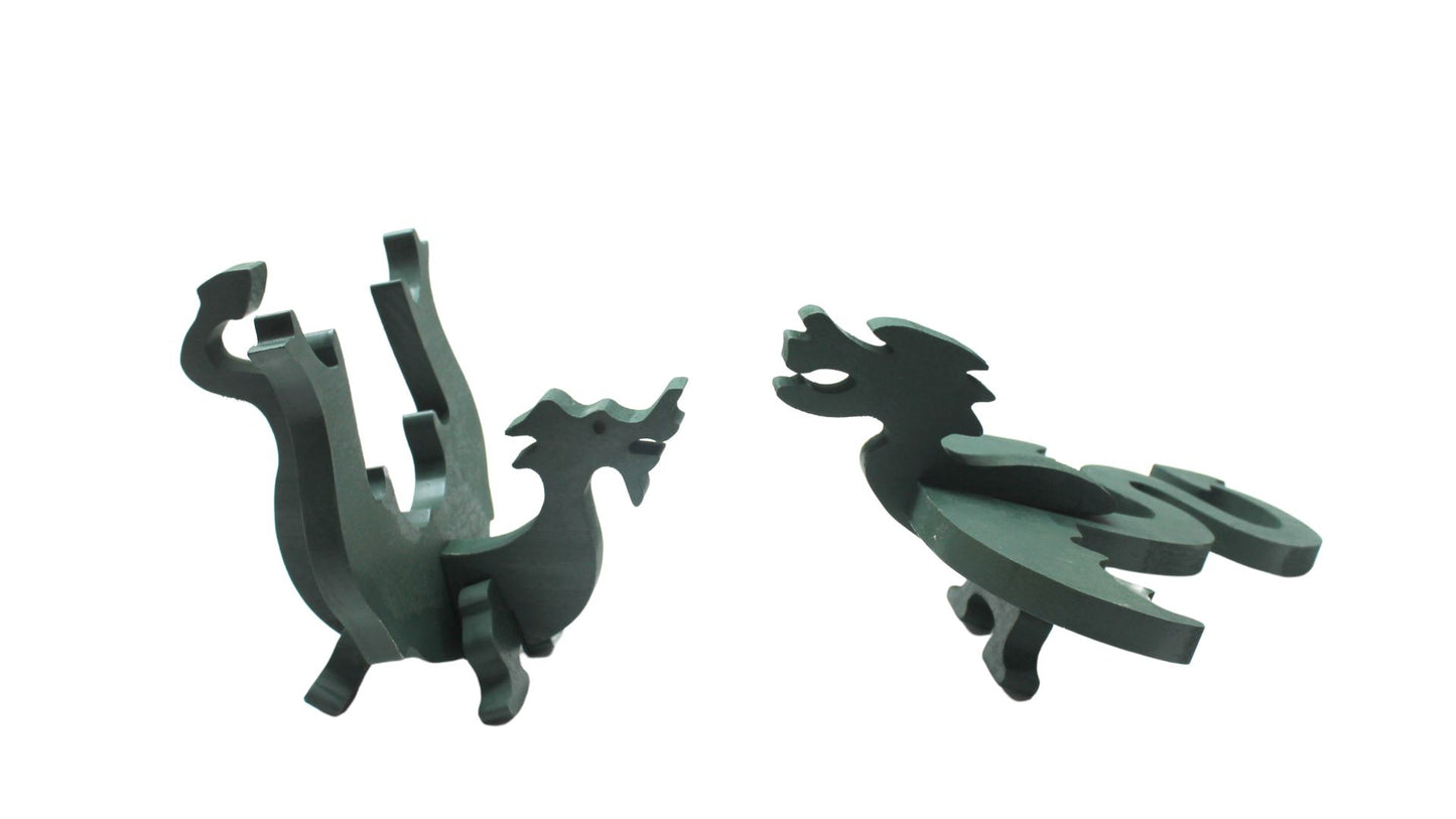 Wood Toy Castle with Take-Apart Walls, Dragons, Knights, Horses, and a Royal Family