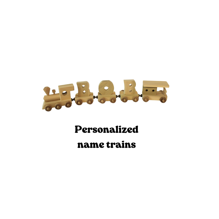Personalized name trains