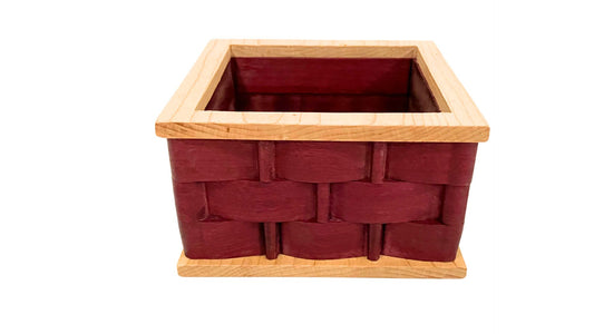 Square weave box