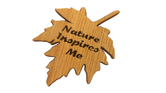Nature inspires me wall hanging art