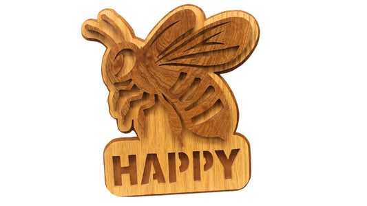 Bee happy wall hanging
