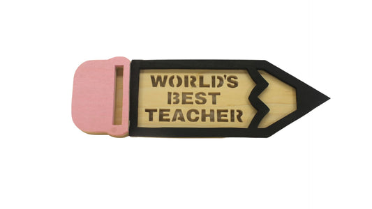 World's Best Teacher sign