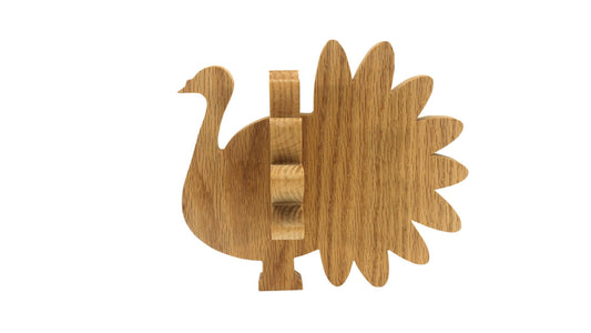 Turkey Centerpiece Handcrafted From Solid Oak