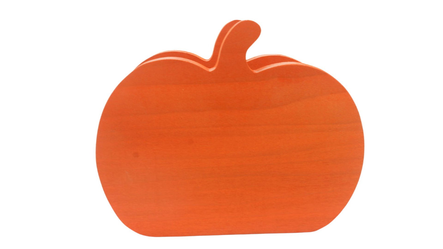 Pumpkin-shaped napkin holder