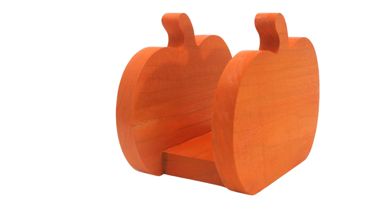 Pumpkin-shaped napkin holder