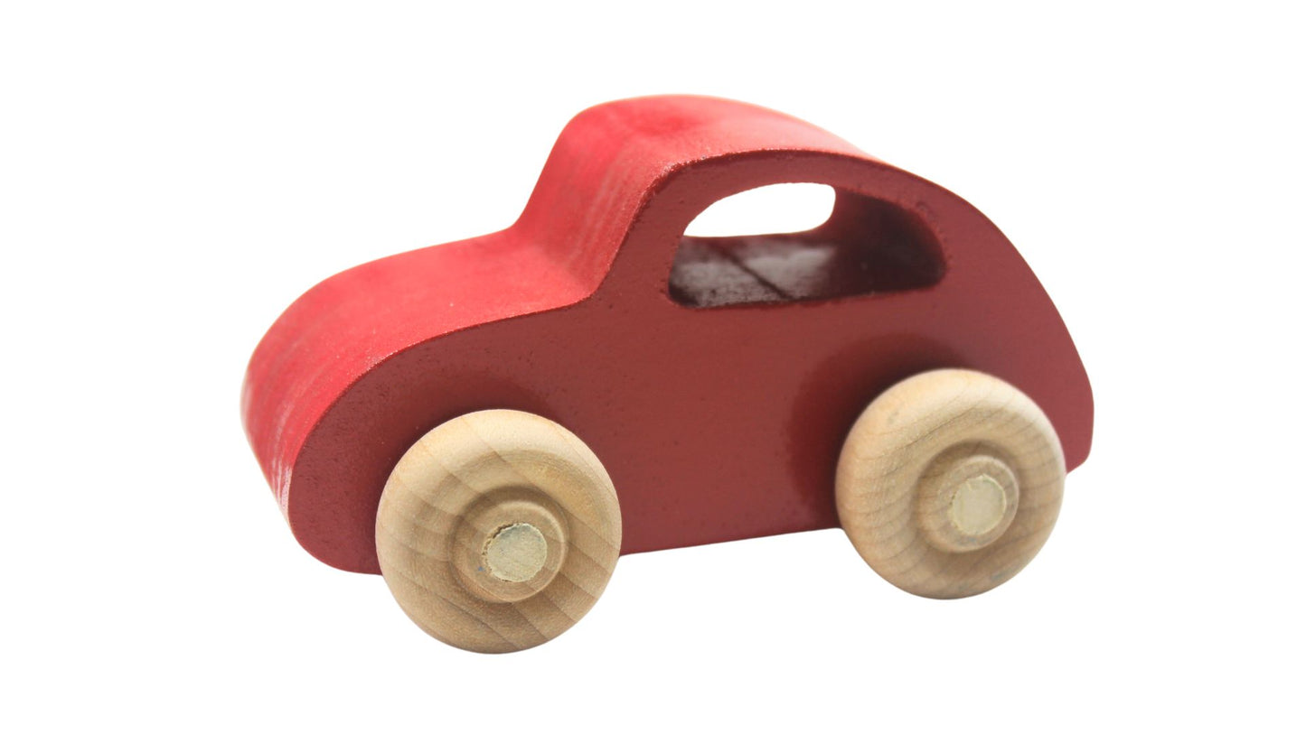 Handcrafted Wooden VW Car Carrier Truck