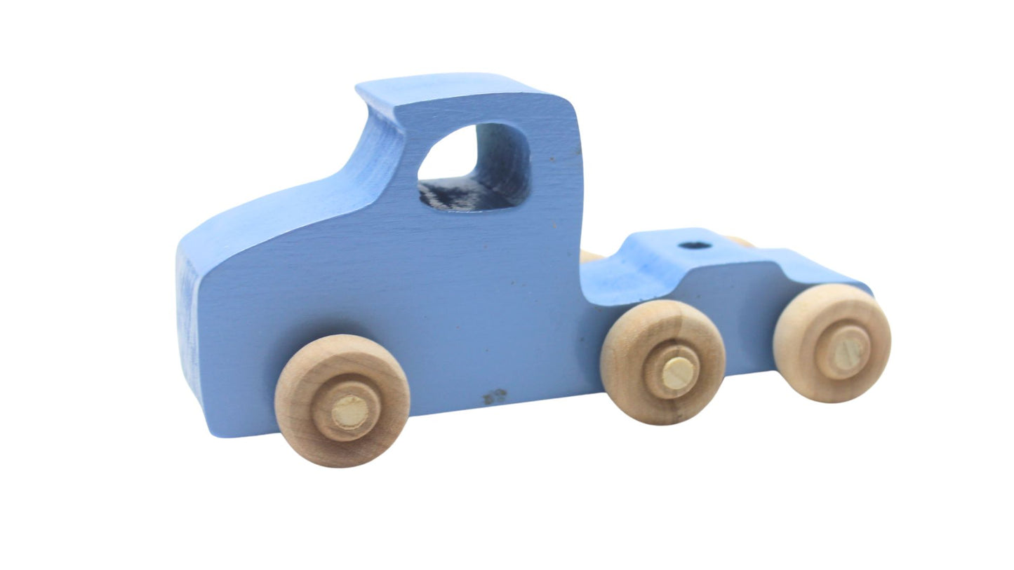 Handcrafted Wooden VW Car Carrier Truck