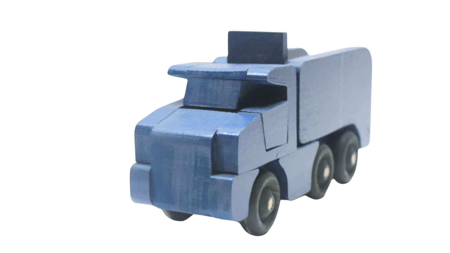Wooden Toy Dump Truck with Tilting Bed. Choice of Colors